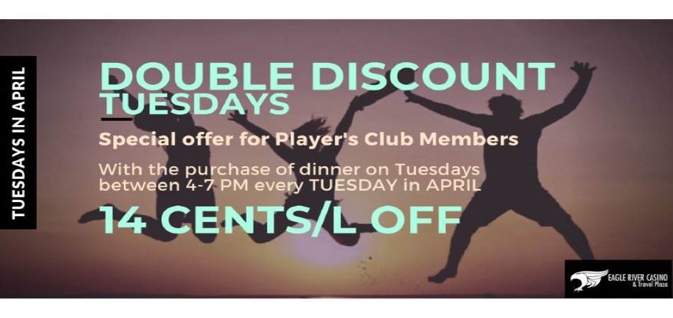 Double Discount Tuesdays! Image