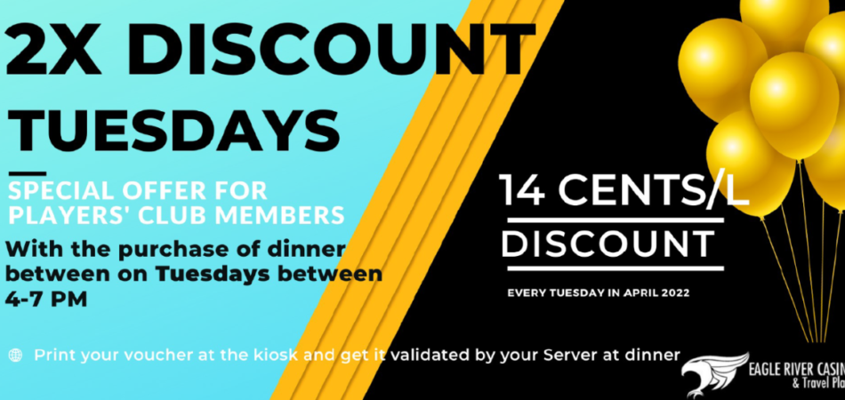 Double Discount Tuesdays!
