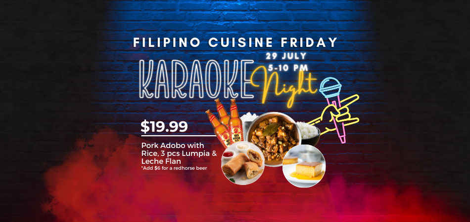 Filipino Cuisine Friday with Karaoke! image
